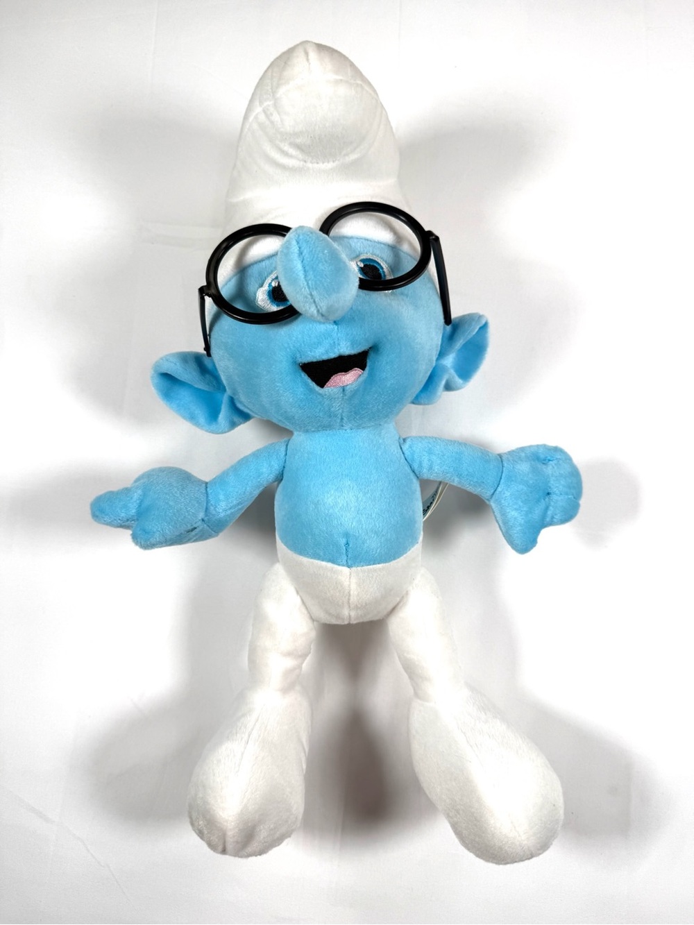 THE SMURFS Brainy Smurf Plush 2013 Kellytoy Movie Promo 17” Stuffed Animal